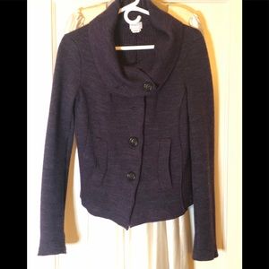 Gorgeous Transit  Wool Purple  sweater jacket.